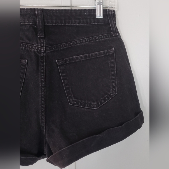 Wild Fable Black Highest Rise Mom Shorts - Picture 7 of 11